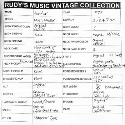 Fender 1977 Musicmaster, White image 11
