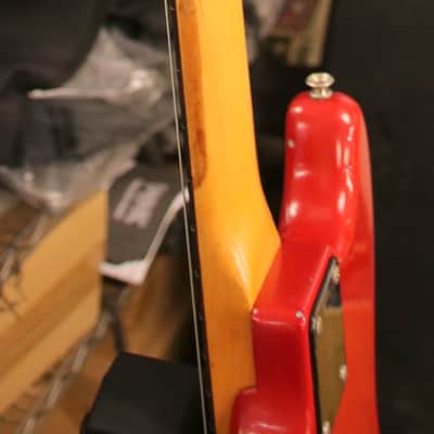 Vintage USA Fender Musicmaster Bass 1973 Dakota Red image 14