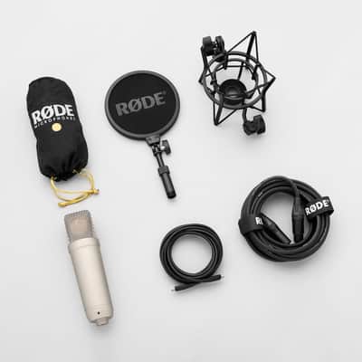 Rode NT1 Studio Condenser Mic 5th Generation (Silver) image 1