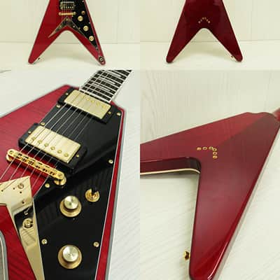 ギター Bacchus Flying V model ギター Bacchus Flying V model B A C C H U S Flying V Korina - Ben