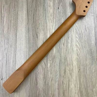 Roasted Maple Wood Jaguar Style Guitar Neck, Rosewood 22 Frets Fingerboard image 5