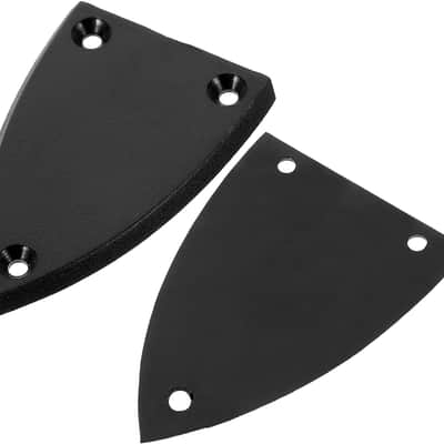 BC Rich Black ABS Truss Rod Cover fits Most BC Rich & Guitars with Triangle 3 Hole Pattern image 10