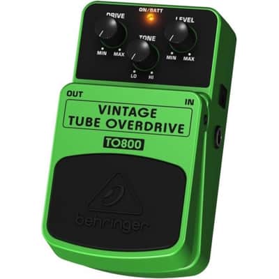 BEHRINGER TO800 VINTAGE TUBE OVERDRIVE PEDALE EFFETTO PER CHITARRA ELETTRICA SIMULAZIONE VALVOLARE image 2