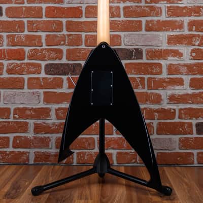 ESP Signature Series George Lynch Super V Special Edition Black with Silver Stripes 2008 w/OHSC image 7