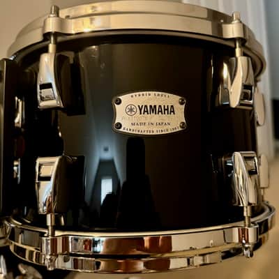 Yamaha PHX 5pc Shell Pack - Solid Black Lacquer 10/12/14/16/22 image 3
