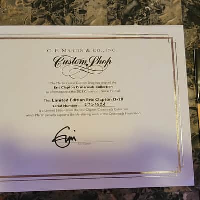 Martin Eric Clapton Signature D-28 Crossroads Limited Edition 2023 image 14
