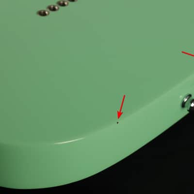 Fender 7Oth Anniversary Esquire  Nitro / Roasted Pine - Surf Green W/G&G Case image 15