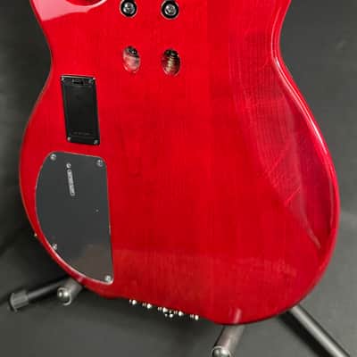 Yamaha BB735A Broad Bass 5-String Bass Guitar Fired Red Finish w/ Gig Bag (031) image 12