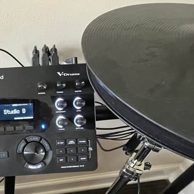 Roland TD-27KV2 V-Drum Kit with Mesh Pads 2022 - Present - Black image 8