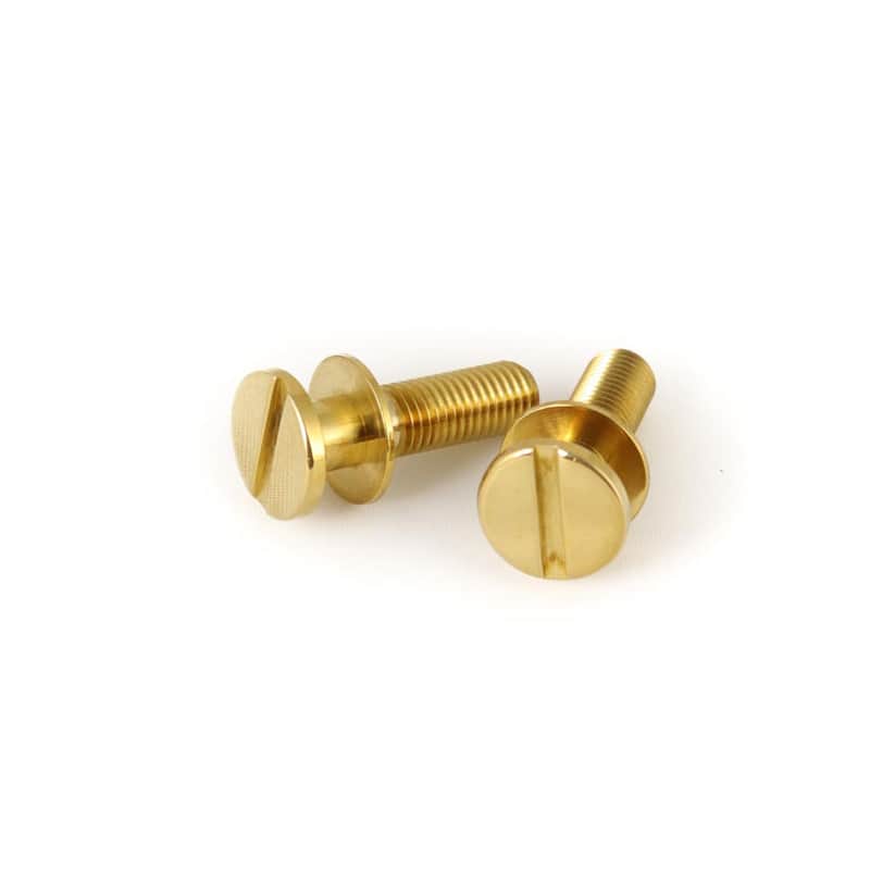 MannMade USA Stoptail Stud set - Metric Thread - Brass Polished image 1