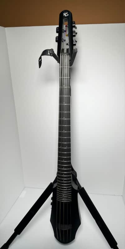 NXT5A  Active Series Fretted Electric Cello 5 string - Black + New Carbon Fiber Bow Black horse hair image 1