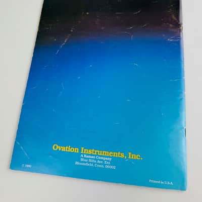 Ovation Guitars Dealer Catalog & Price List Package 1980 image 3