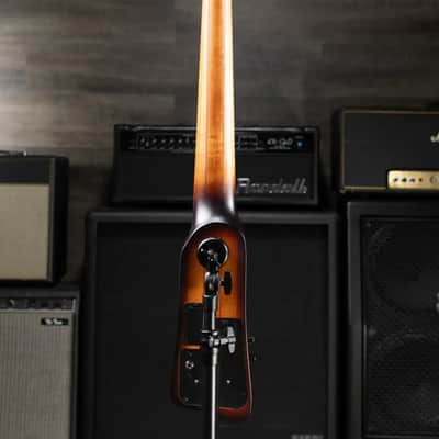 Ibanez Bass Workshop UB804 4-String Electric Upright Bass - Mahogany Oil Burst with Gig Bag image 7