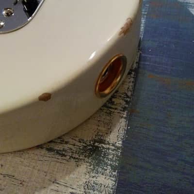 Fender Telecaster Corona California Late 90's White And Gold image 7