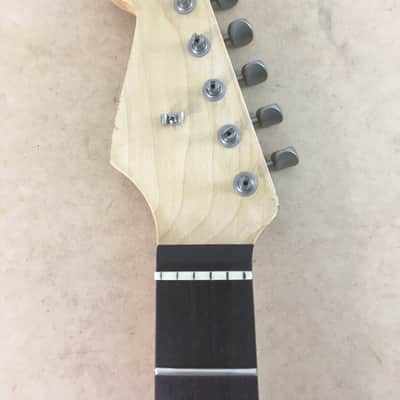 Lefty Vintage Relic Strat Neck Amber Fender Stratocaster Aged Series Loaded Reissue Neck Gotoh Tuners Maple Rosewood image 2