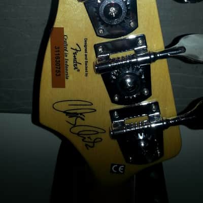 Squier Chris Aiken Signature P-Bass Olympic White image 5