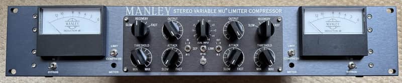 Variable MU Stereo Tube Compressor Limiter with High-Pass, M-S and T-Bar Options image 1
