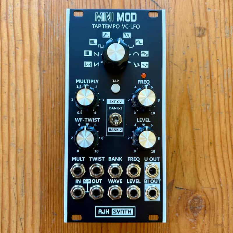 AJH Synth Tap Tempo VC-LFO - Black image 1