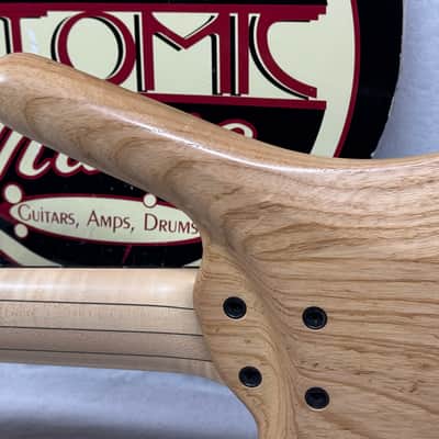 Warwick Limited Edition #39 of 100 Teambuilt Corvette $$ Double Buck 5-String Bass 2019 - Natural Transparent Satin Multicolor image 11
