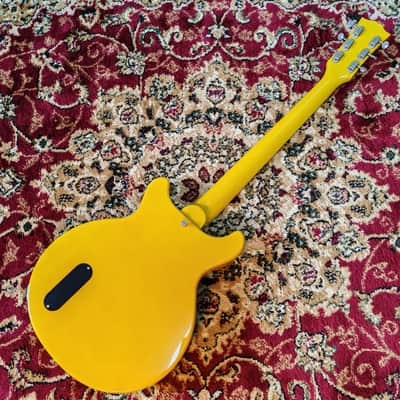 1990's Greco Les Paul Junior Jr Double Cut (EJR) TV Yellow, Made in Japan MIJ image 13