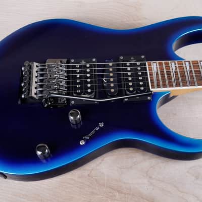 Ibanez RGR470 MIJ 1995 Jewel Blue Burst Japan Fujigen w/ Bag image 5