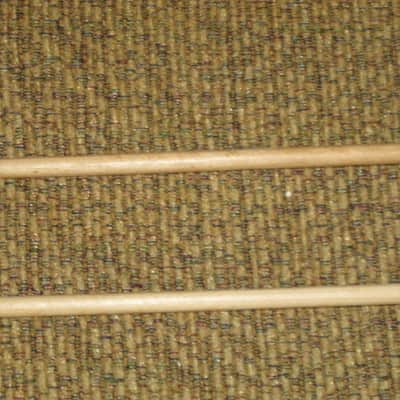 ONE pair new old stock (with packaging) Musser M4225 Mallets, white 1" medium-hard poly-ball head with birch handles -- recommended use is for bells or xylophone (from around 2019) Made in USA image 10