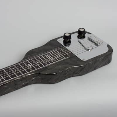 Magnatone G-70 Lap Steel Electric Guitar (1955), ser. #51321, original tweed hard shell case. image 7