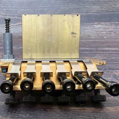 GOTOH B.C. Rich Logo GE1988T Floyd Rose Tremolo Bridge Gold w/Lock Nut Arm Japan image 8