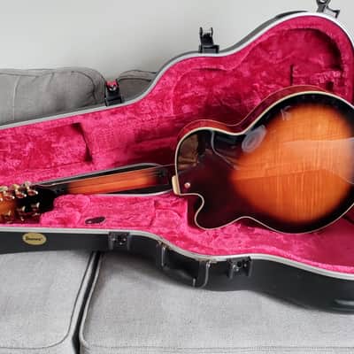 2015 Ibanez AFJ957 VSB 7-String Artcore Expressionist w/OHSC image 6