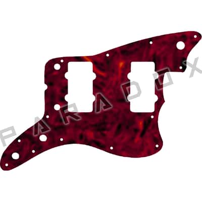 Custom Pickguard For 2011 - 2016 Made in Indonesia Squier Vintage Modified Jazzmaster Special - Tortoise Shell Solid (Semi-Transparent) .070" image 1