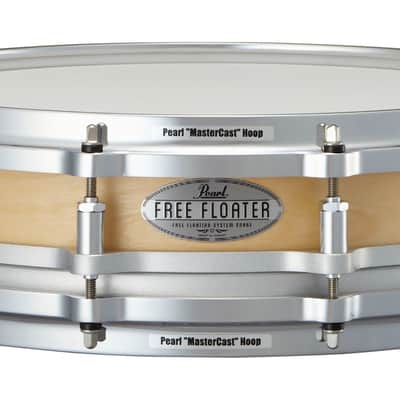 Pearl Free Floater 14x3.5" Satin Birch Shell Piccolo Snare Drum | Free Floating | NEW | Worldwide Ship | Authorized Dealer image 1