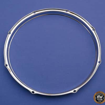 Slingerland Chrome Over Steel 14" Hoop 8 Holes Niles Vintage No.2 image 2