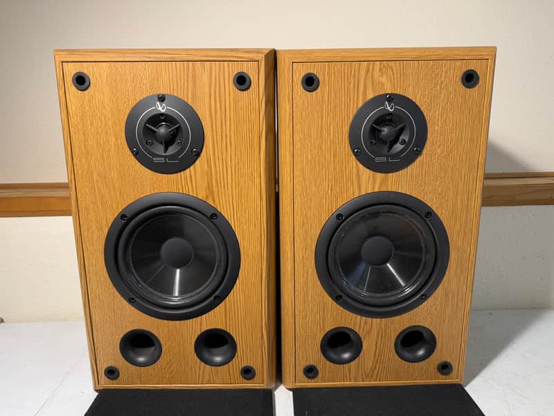 Infinity SL30 Bookshelf Speakers HiFi Stereo Vintage Home Audio 2-Way Left Right image 1