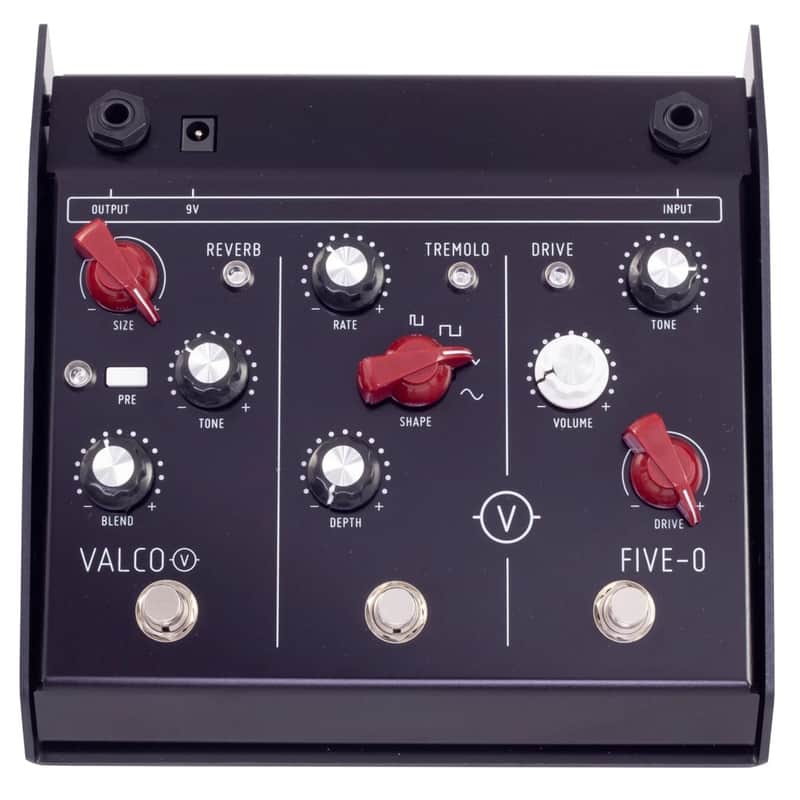 Valco FIVE-O Tremolo Reverb and Drive Effects Pedal image 1