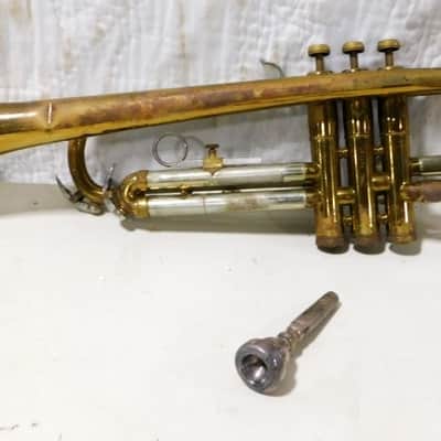 Reynolds Medalist Trumpet, USA, Brass with Case and Mouthpiece image 1