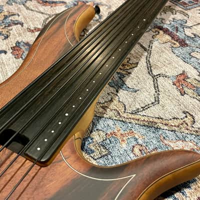 F Bass AC5-Classic Fretless Amara Ebony Top 2024 image 4
