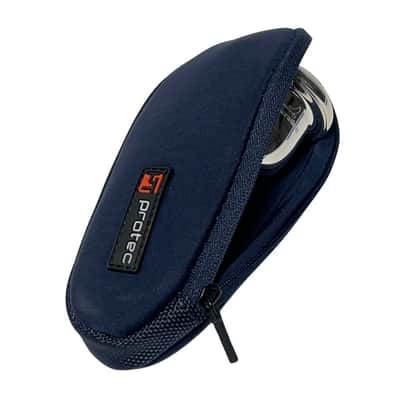 Protec Tuba Mouthpiece Neoprene Pouch-Black image 7