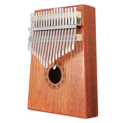 17 Keys Kalimba Thumb Piano High-Quality Wood Mahogany Body Musical Instrument Bundle Starter Kit image 4