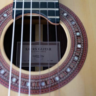 Saers M700 Double Top classical guitar 2025 French Polish image 5