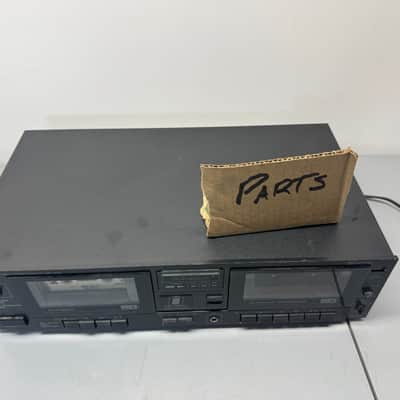 Onkyo TA-W55 Stereo Double Cassette Tape Deck  Vintage Home Audio Dubbing PARTS image 4