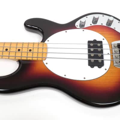 1976 Music Man Stingray Bass - Sunburst - First Year Model - White Pickguard & Epoxy Pre Amp image 8