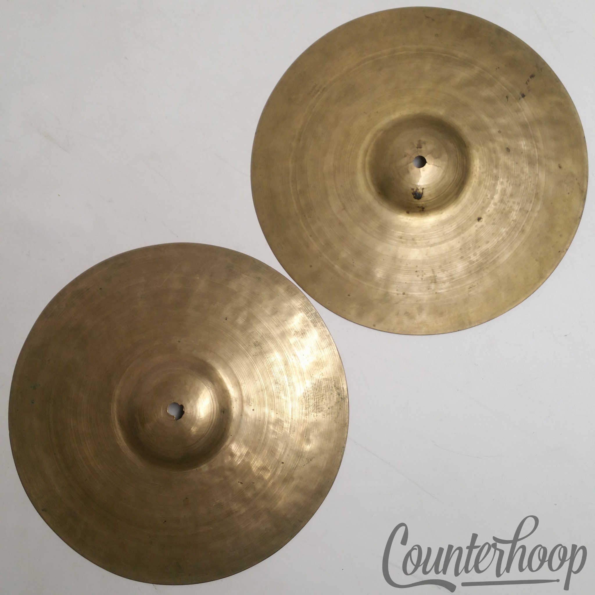 Zildjian K Istanbul 13" Hi-Hats Cymbals Set Cie Constantinople Turkey Gretsch* — main photograph