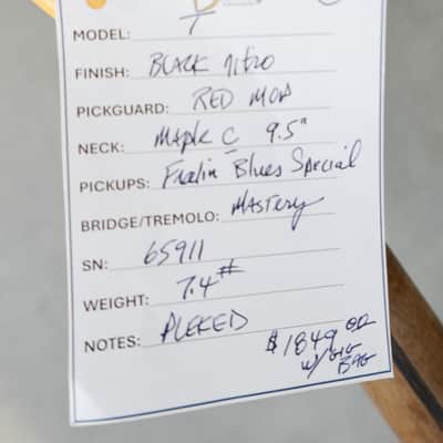 Berly T w/One Piece Maple Neck in Black (Authorized Dealer) image 9