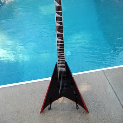 Jackson Kerry King V KVXT Black W/ Red Bevels Slayer image 1
