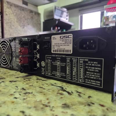 QSC RMX850a RMXa Series Rack-Mounted Power Amp 2010s - Black image 5