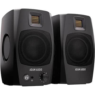 ADAM Audio D3V 3" Active Studio Monitors, - Black (Pair) image 1