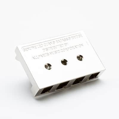 Leo Quan® Badass I™ Bass Bridge, 4 String-Chrome image 4
