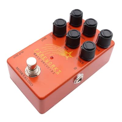 Mosky FIREWORKS Bass DRIVE DI FX Pedal Tube Amplifier Emulation Sound Direct Recording Preamp & DI Box True Bypass image 4
