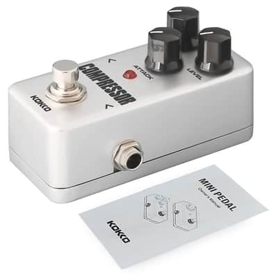 OKKO Compressor Guitar Pedal, Mini Effect Processor Fully Analog Circuit Universal for Guitar and Bass, Exclude Power Adapter - KOKKO (FCP2) image 6