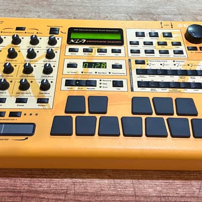 E-MU Systems XL-7 Command Station 128-Voice Synthesizer 2001 - Yellow / Black image 1